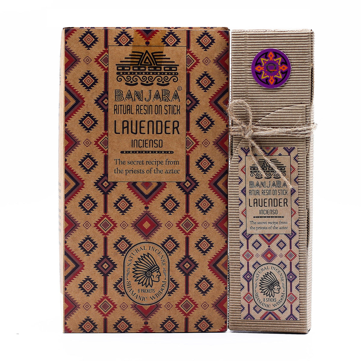 Bâton d'encens de résine rituelle – Lavande - Bien-Être Spirituel