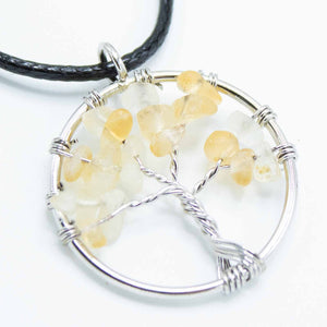 Pendentif Arbre de Vie - Cornaline - Bien-Être Spirituel