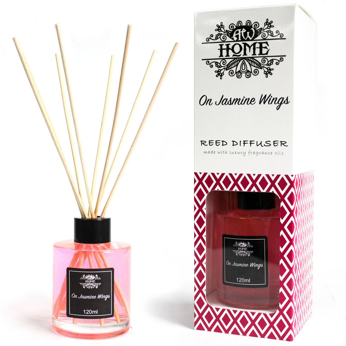 Diffuseur de parfum à bâtonnets - Ailes de jasmin - Bien-Être Spirituel