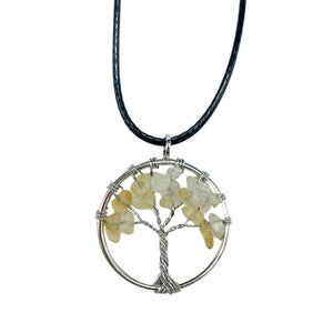 Pendentif Arbre de Vie - Cornaline - Bien-Être Spirituel