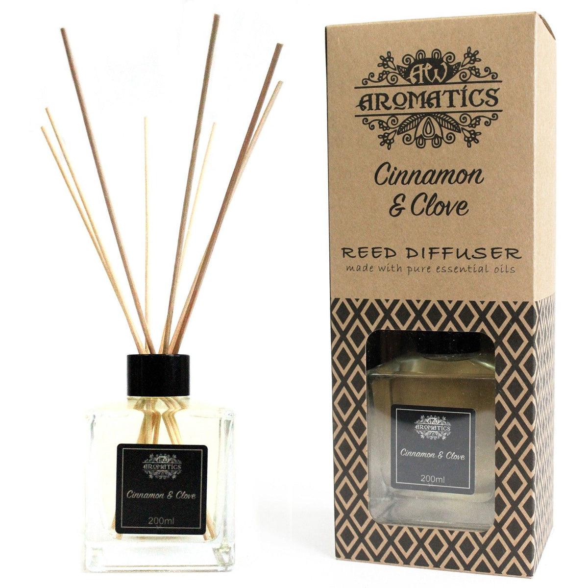 Diffuseur de parfum à bâtonnets - Cannelle et de girofle - Bien-Être Spirituel