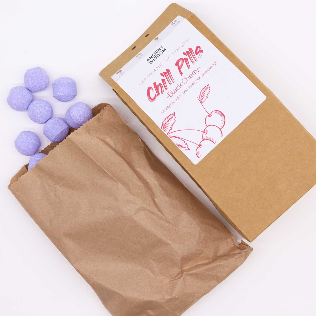 Galets de bain relaxants – Black Cherry - Bien-Être Spirituel