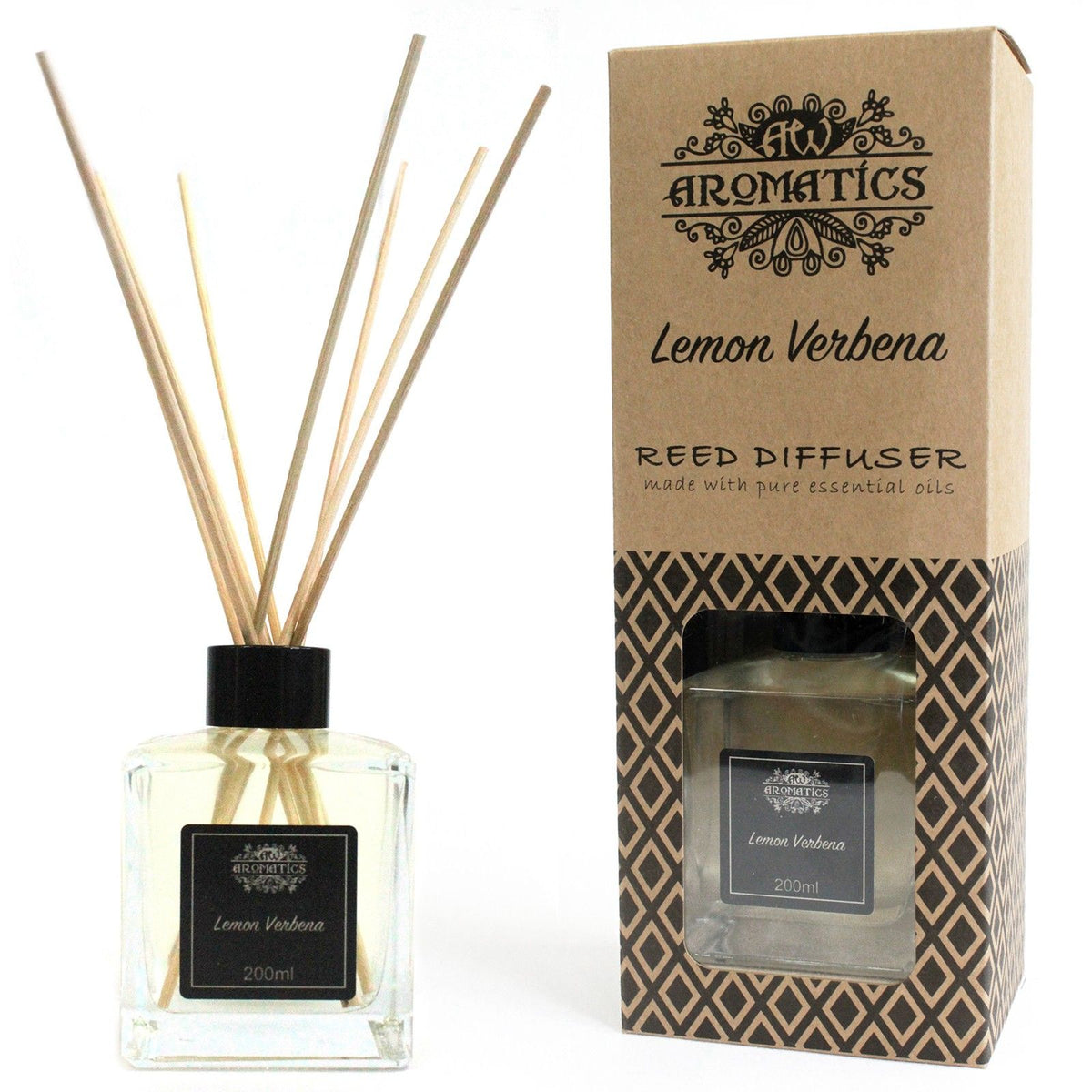 Diffuseur de parfum à bâtonnets - Verveine citronnée - Bien-Être Spirituel