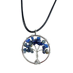 Pendentif Arbre de Vie - Sodalite - Bien-Être Spirituel