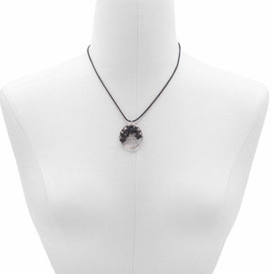 Pendentif Arbre de Vie - Agate noire - Bien-Être Spirituel