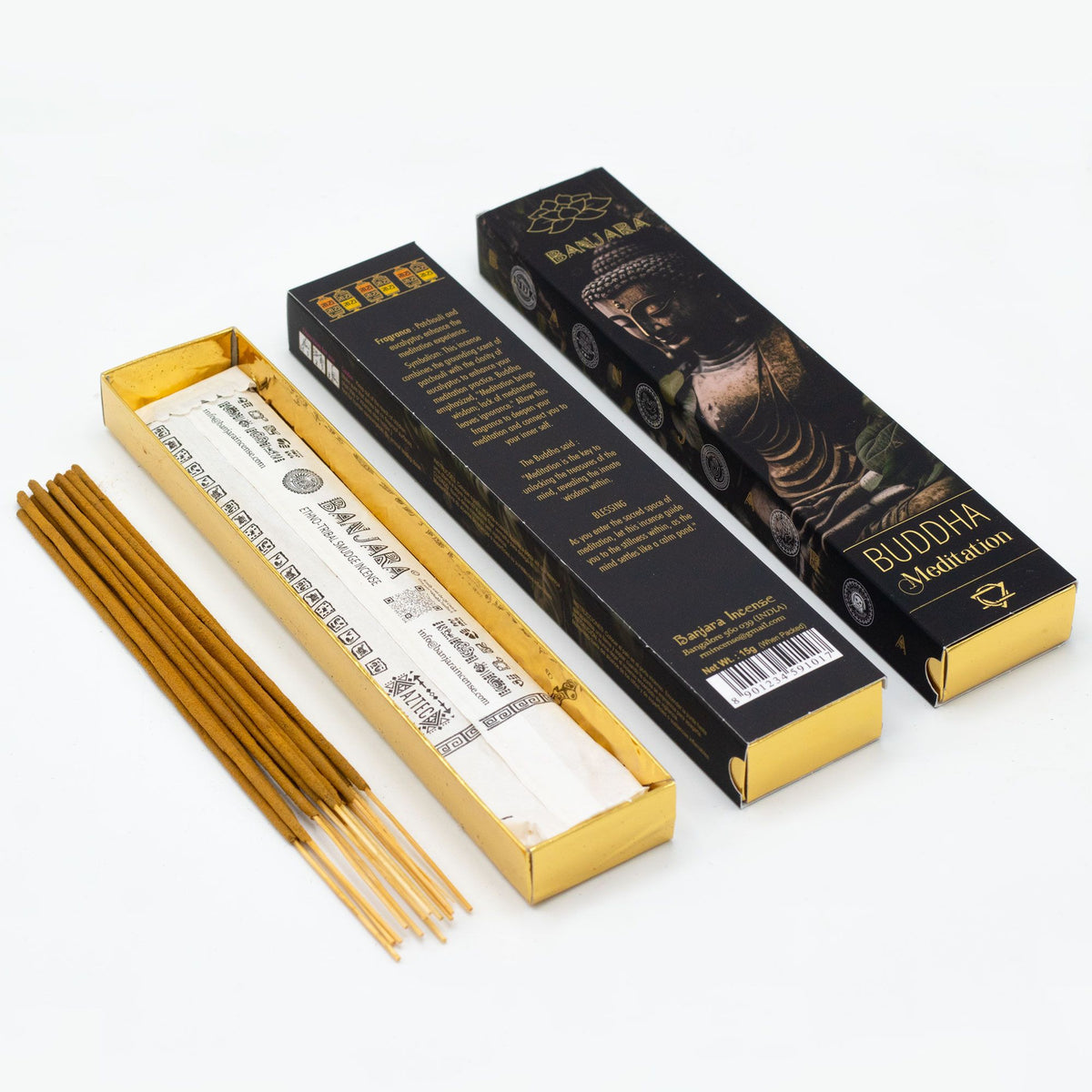 Encens Bouddha Banjara – Coffret de 6 assortiments - Bien-Être Spirituel