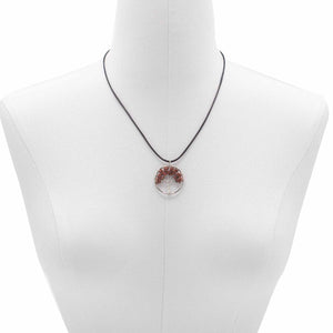 Pendentif Arbre de Vie en Jaspe rouge - Bien-Être Spirituel