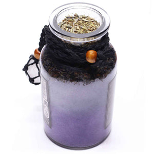 Potion de sortilège de bain de sorcière ancienne et amulette en cristal de roche – Purification - Bien-Être Spirituel