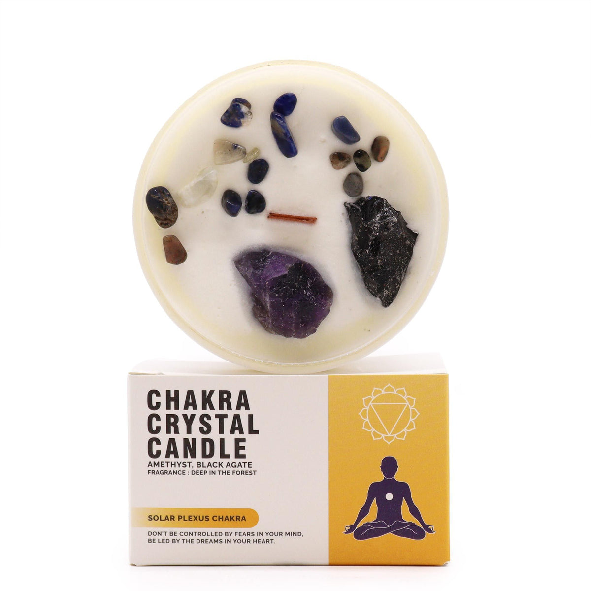 Bougies Chakra du plexus solaire - Bien-Être Spirituel