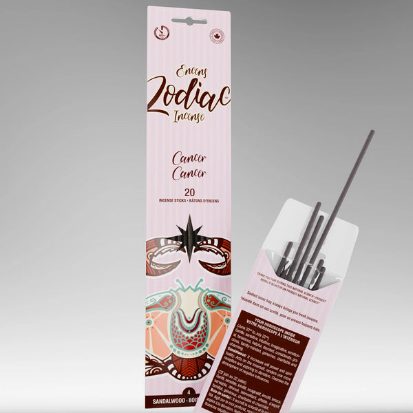 Bâtons d'encens Zodiac Cancer – Bois de Santal