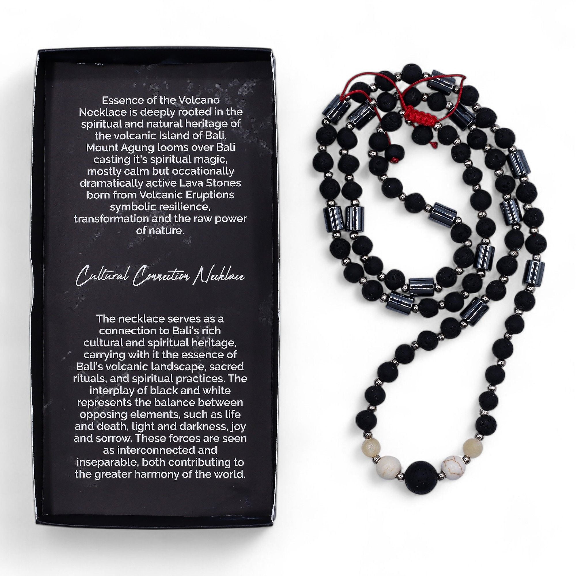 Collier Mala « Essence du volcan » – Lien culturel