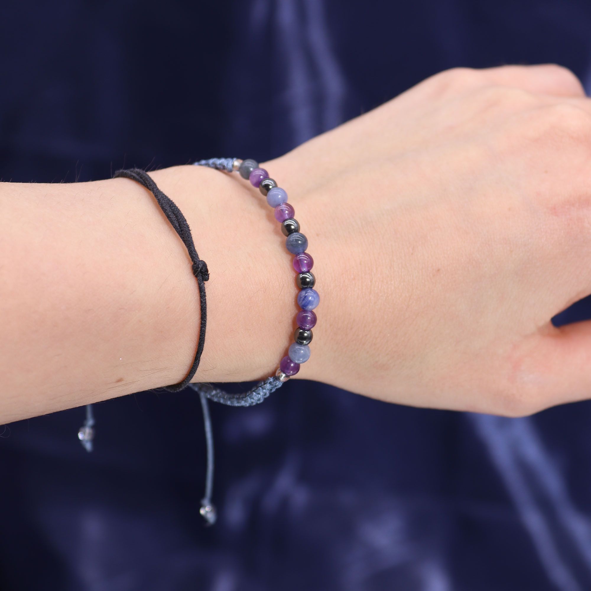 Bougie zodiaque du Sagittaire avec bracelet en pierre précieuse