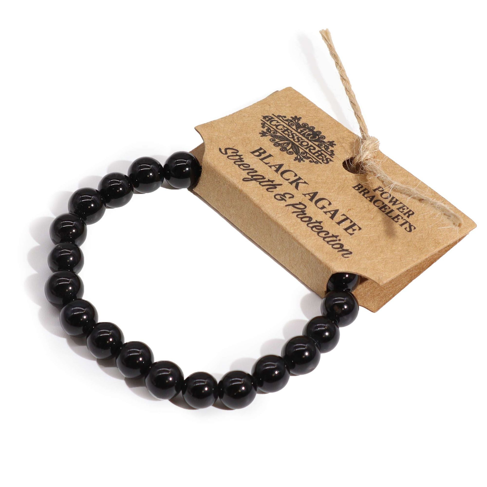 Bracelet énergétique – Agate noire