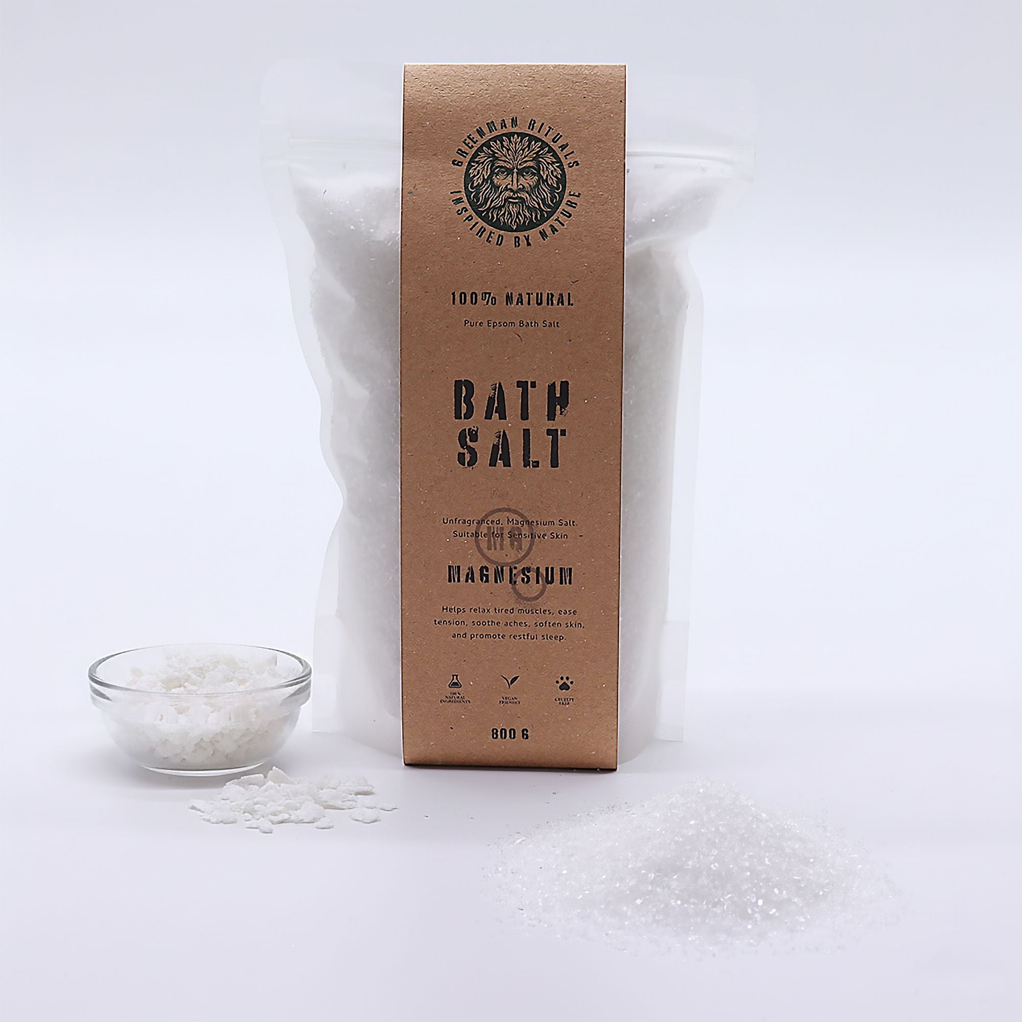 Sel de bain d'Epsom Formule pure Greenman Rituals