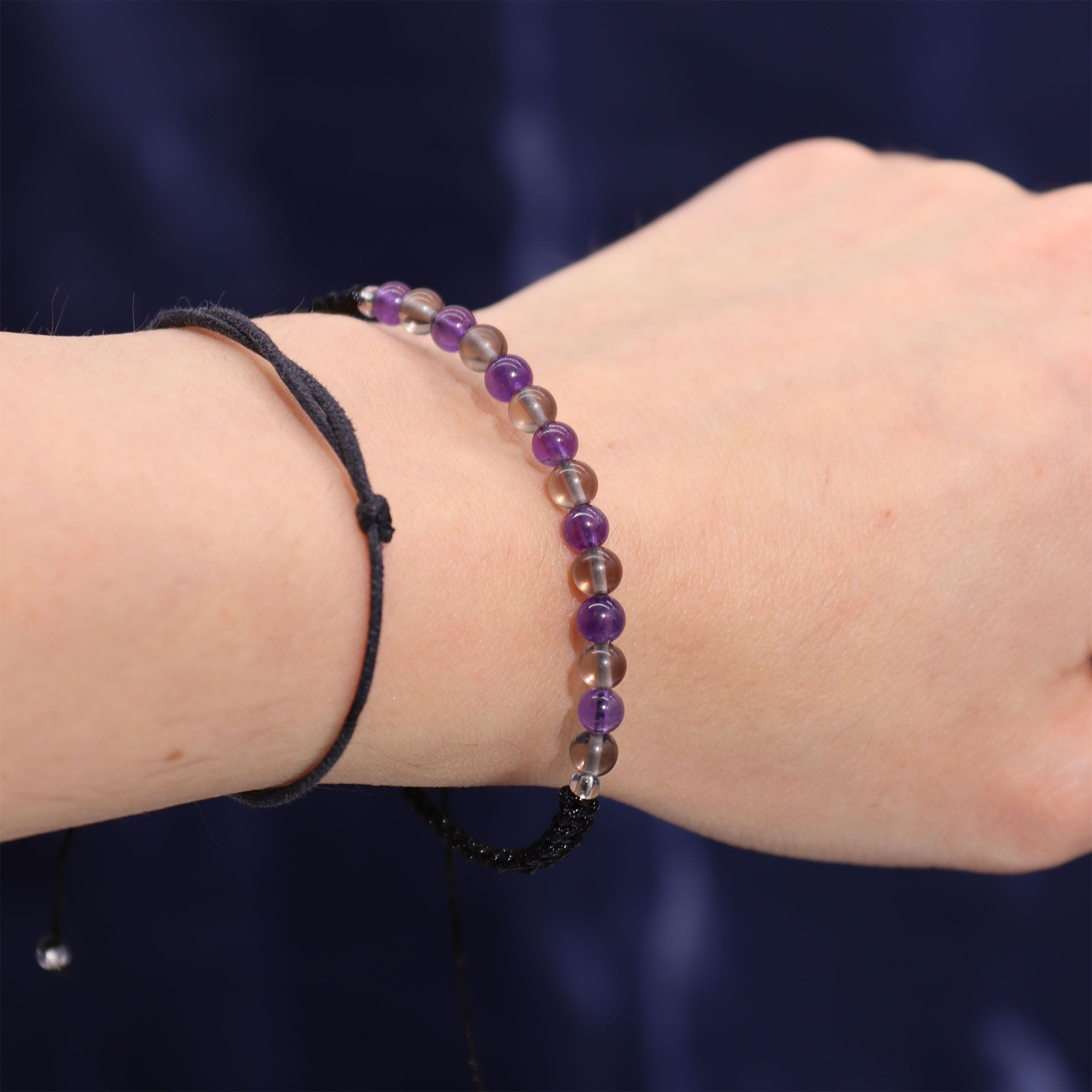 Bougie zodiaque du Capricorne avec bracelet en pierre précieuse
