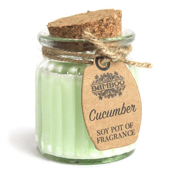 Bougies parfumées au concombre
