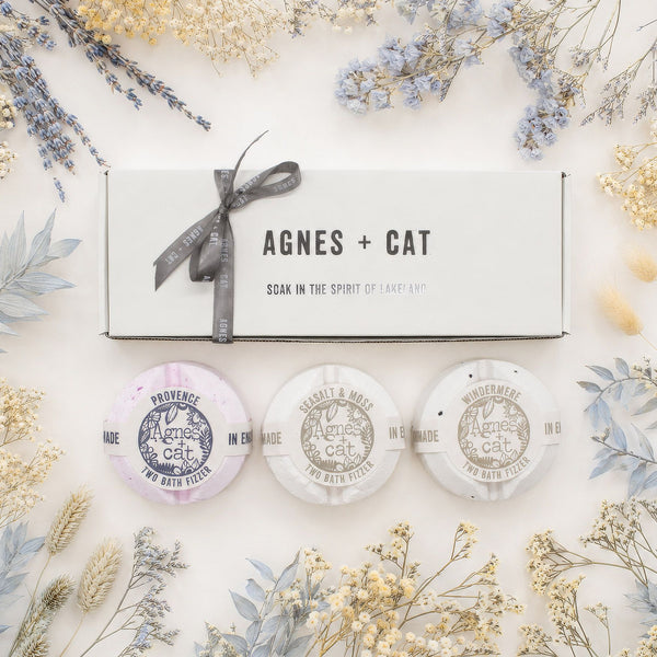 Coffret cadeau de bombes de bain Agnes+Cat – Fragrances Signature - Bien-Être Spirituel