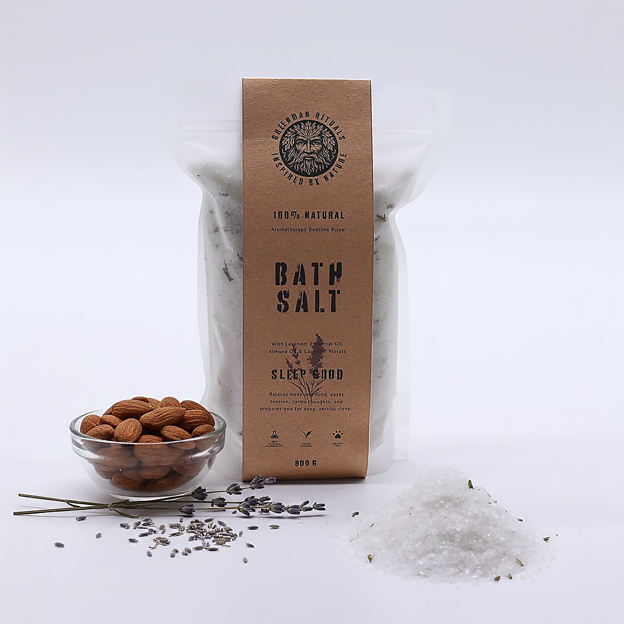 Sel de bain d'Epsom aromathérapie à la lavande Sommeil réparateur Greenman Rituals