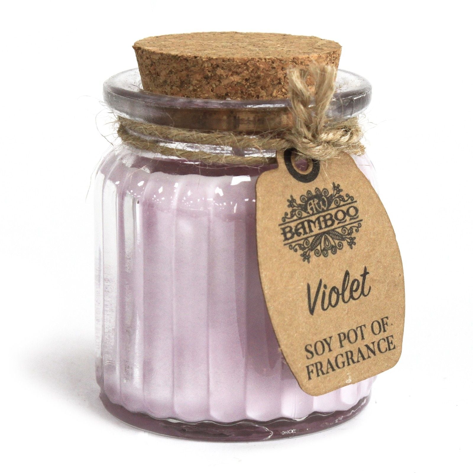 Bougies parfumées à la violette
