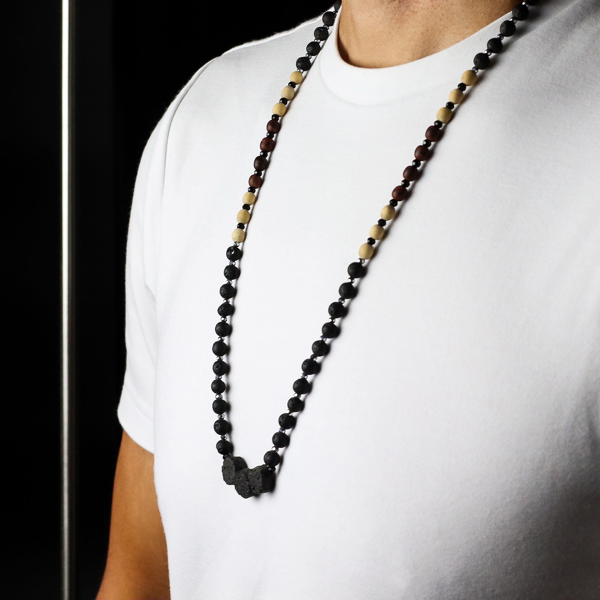 Collier Mala « Essence du volcan » – Connexion à la nature
