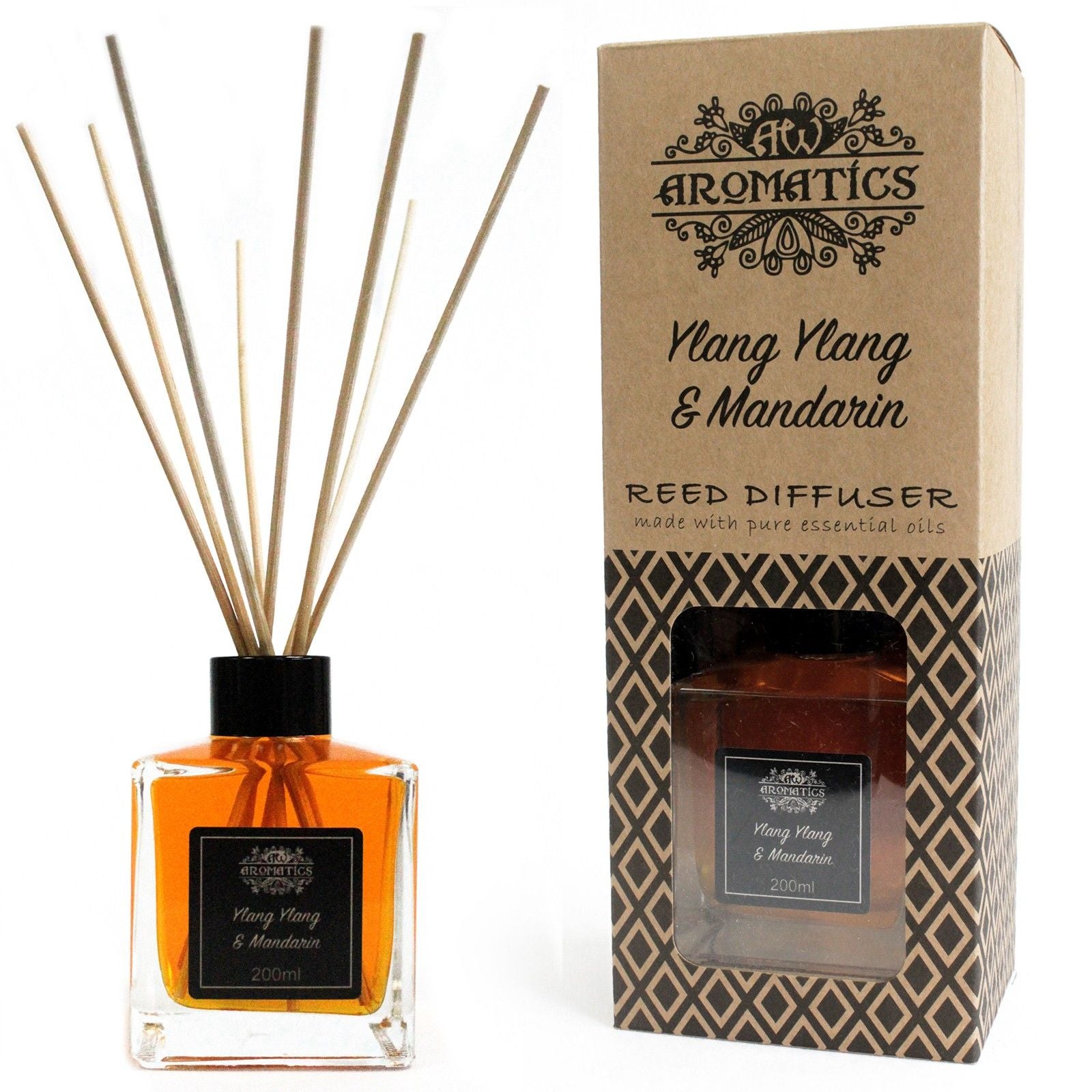 Diffuseur de parfum à bâtonnets - Ylang-ylang et mandarine