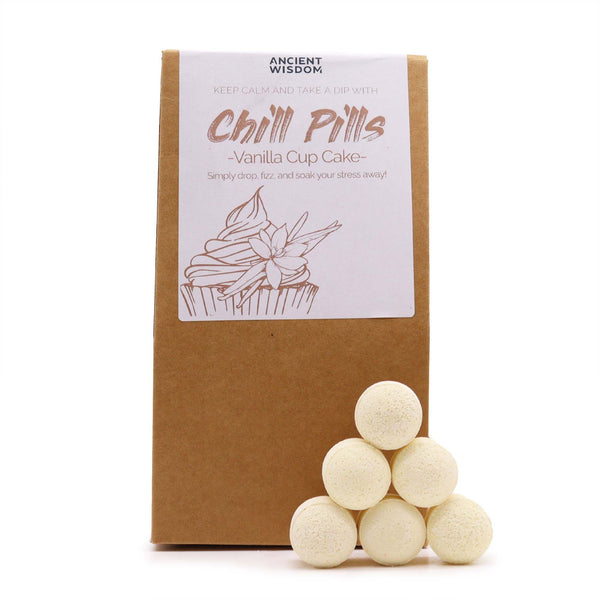 Galets de bain relaxants – Cupcake à la vanille