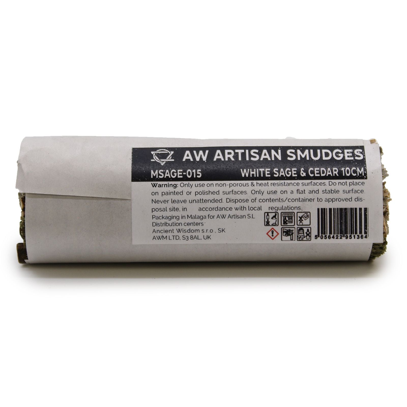 Bâton de fumigation – Sauge blanche et cèdre 10 cm
