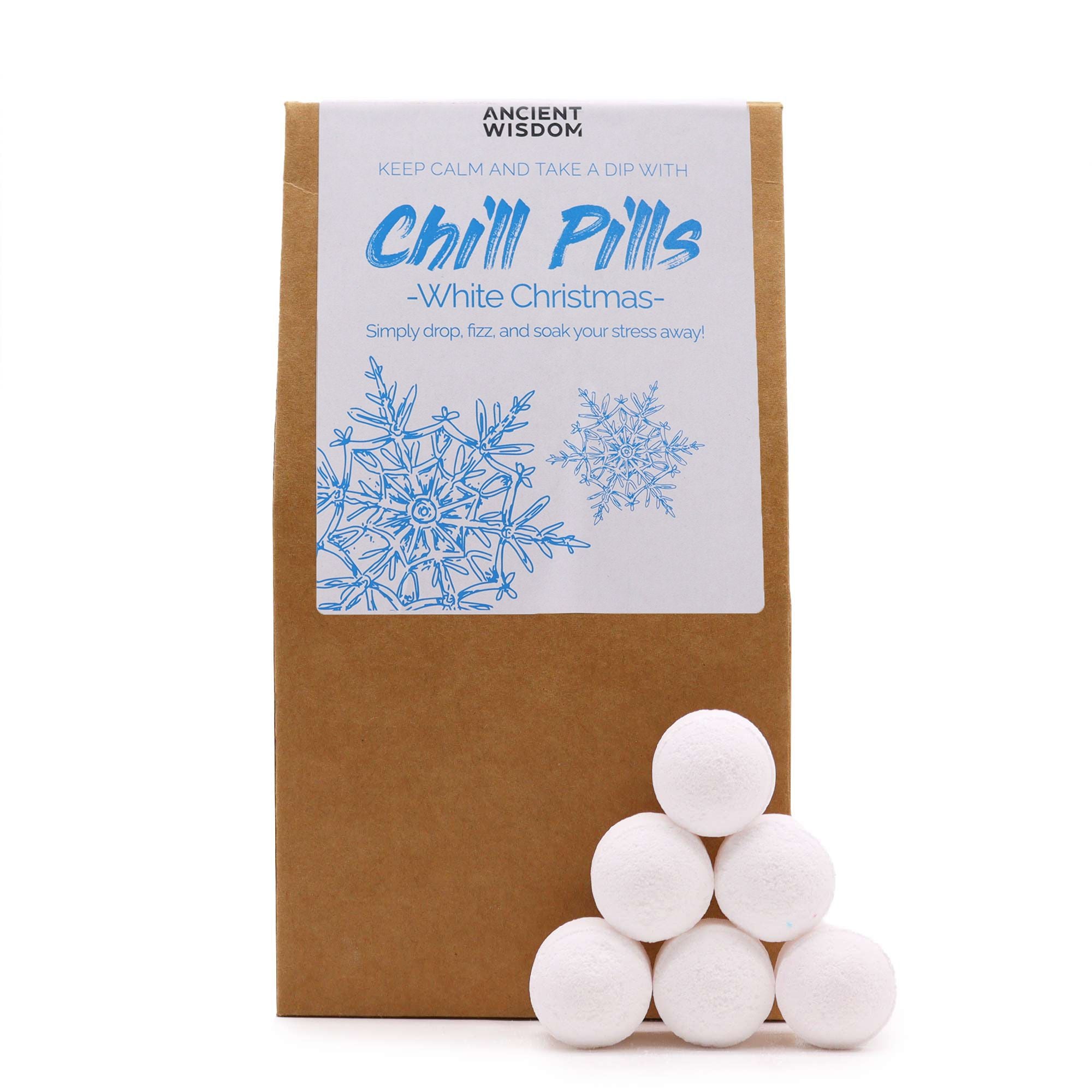 Galets de bain relaxants - Noël blanc