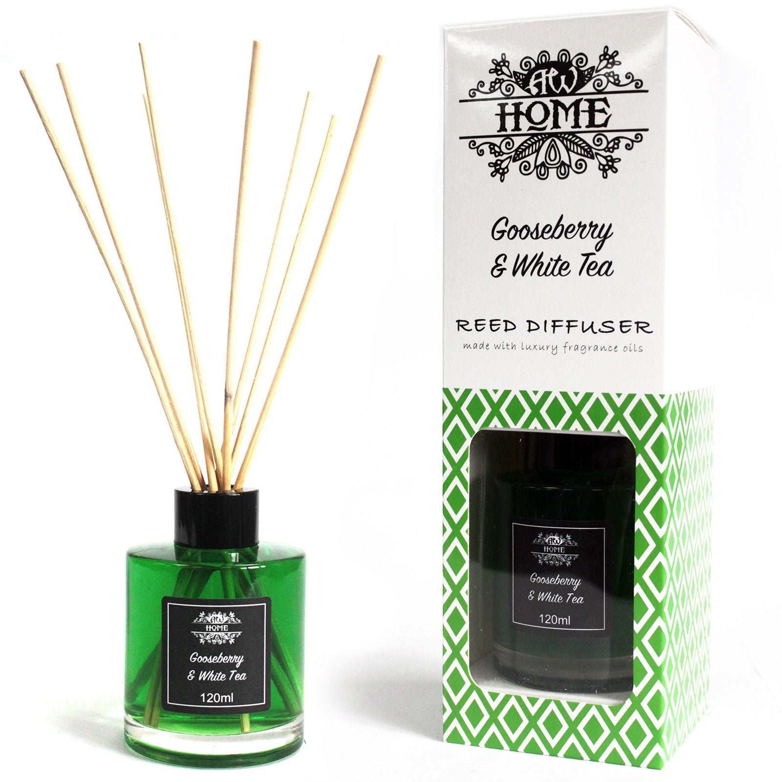 Diffuseur de parfum à bâtonnets - Groseille et thé blanc