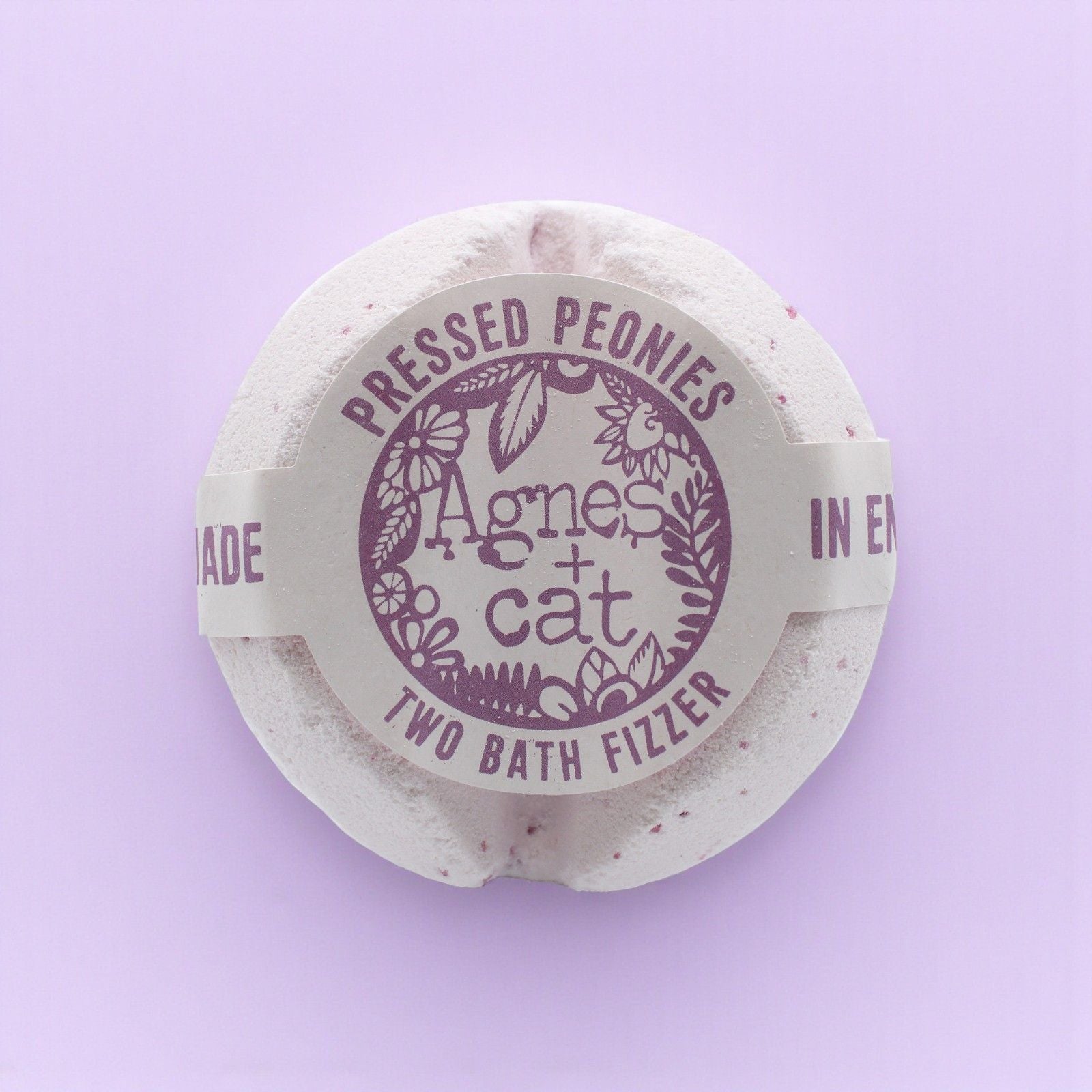 Bombe de bain pivoines Agnes+Cat