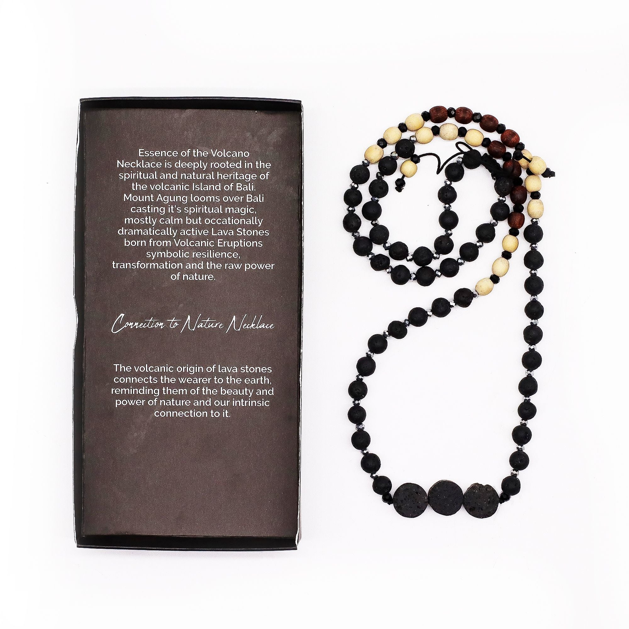 Collier Mala « Essence du volcan » – Connexion à la nature