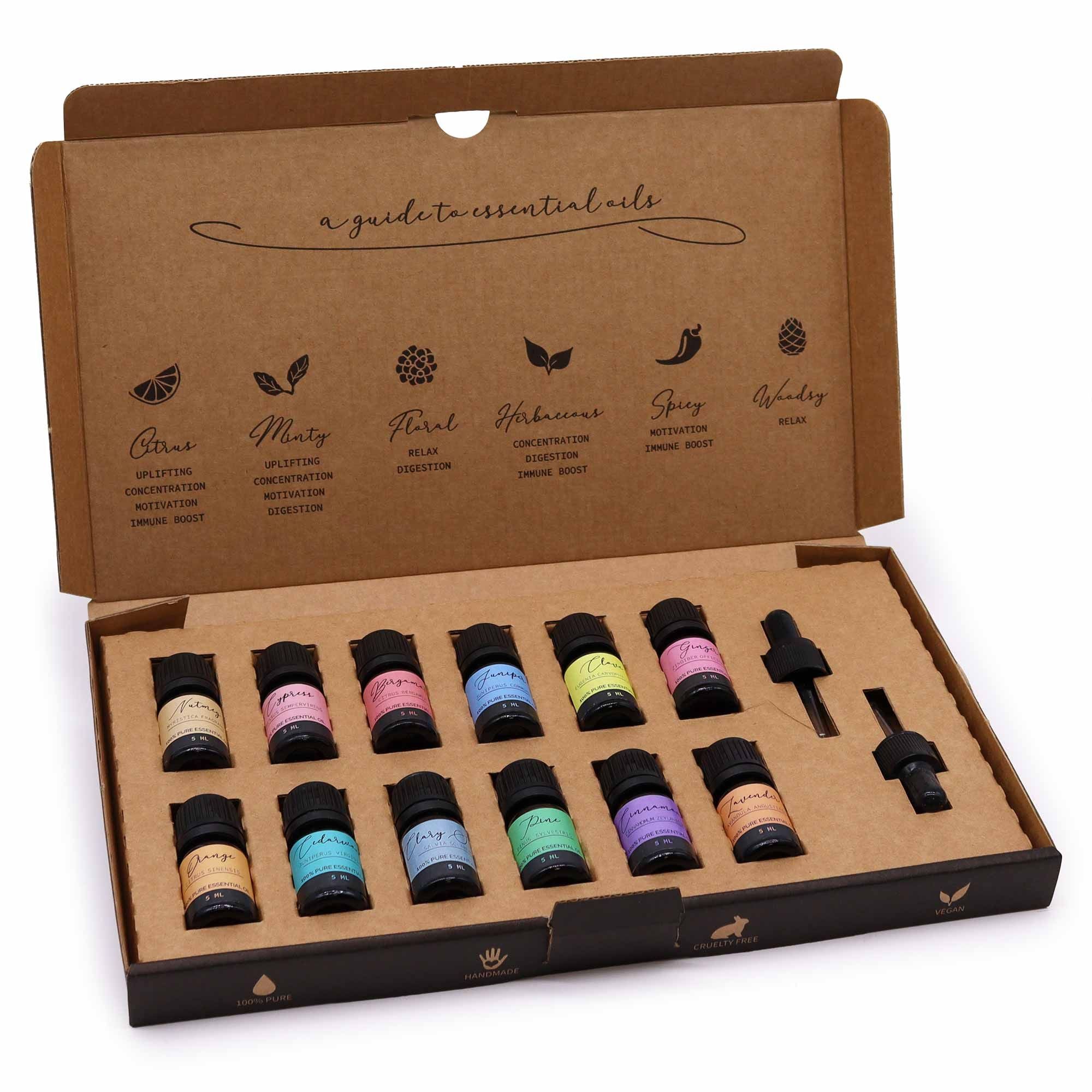 Coffret d'huiles essentielles d'aromathérapie - Automne