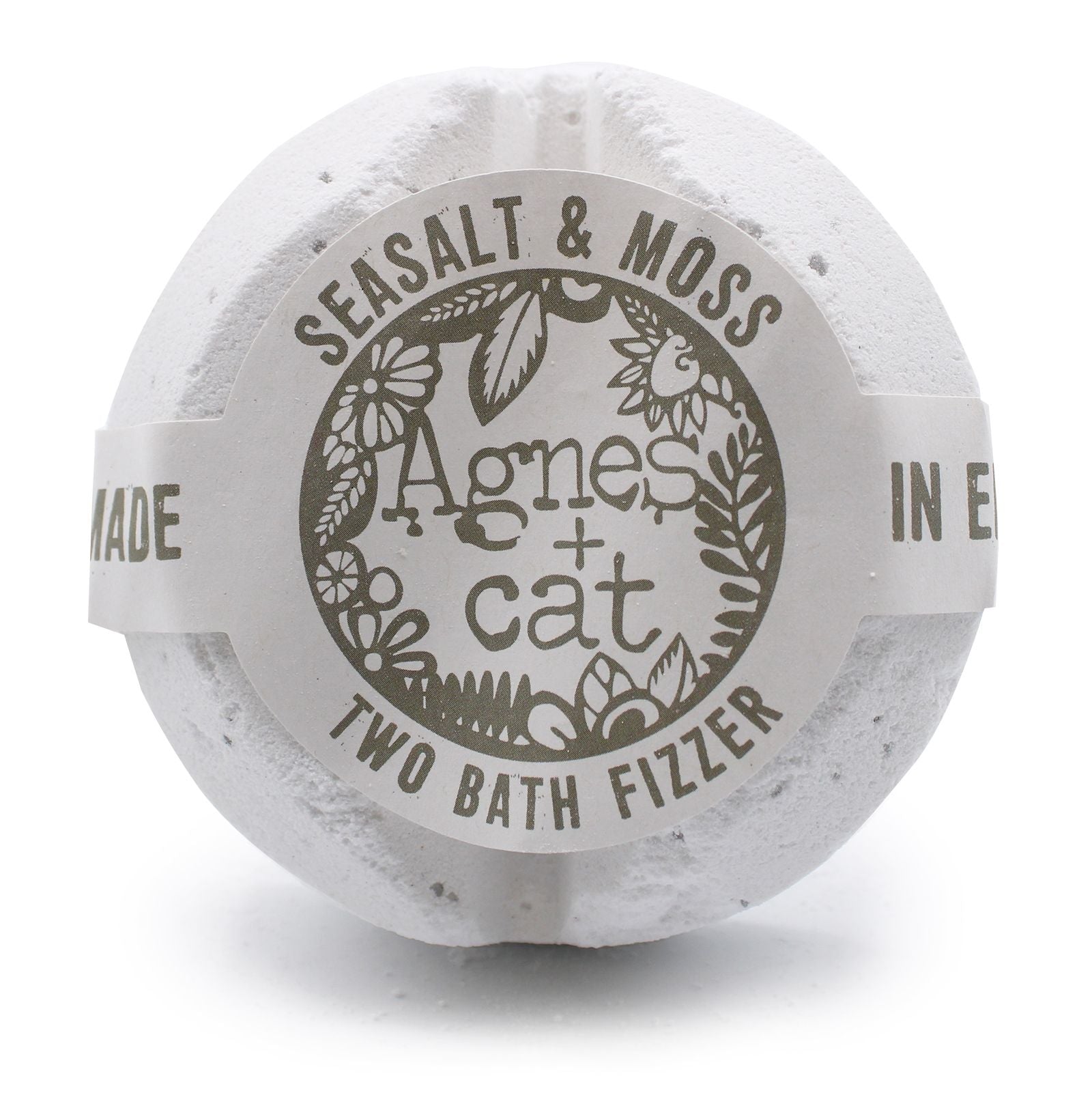 Bombe de bain sel de mer Agnes+Cat