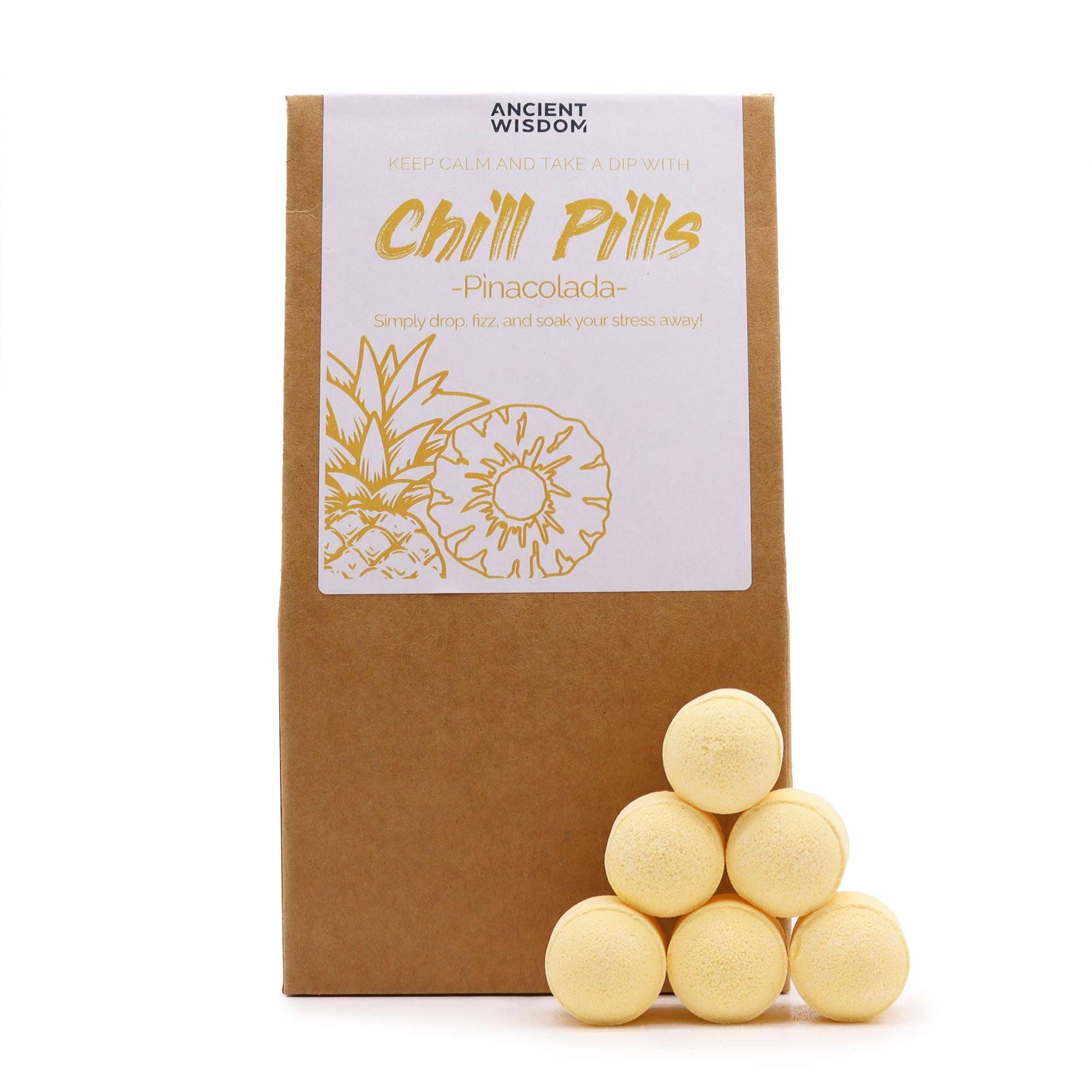 Galets de bain relaxants – Piña Colada