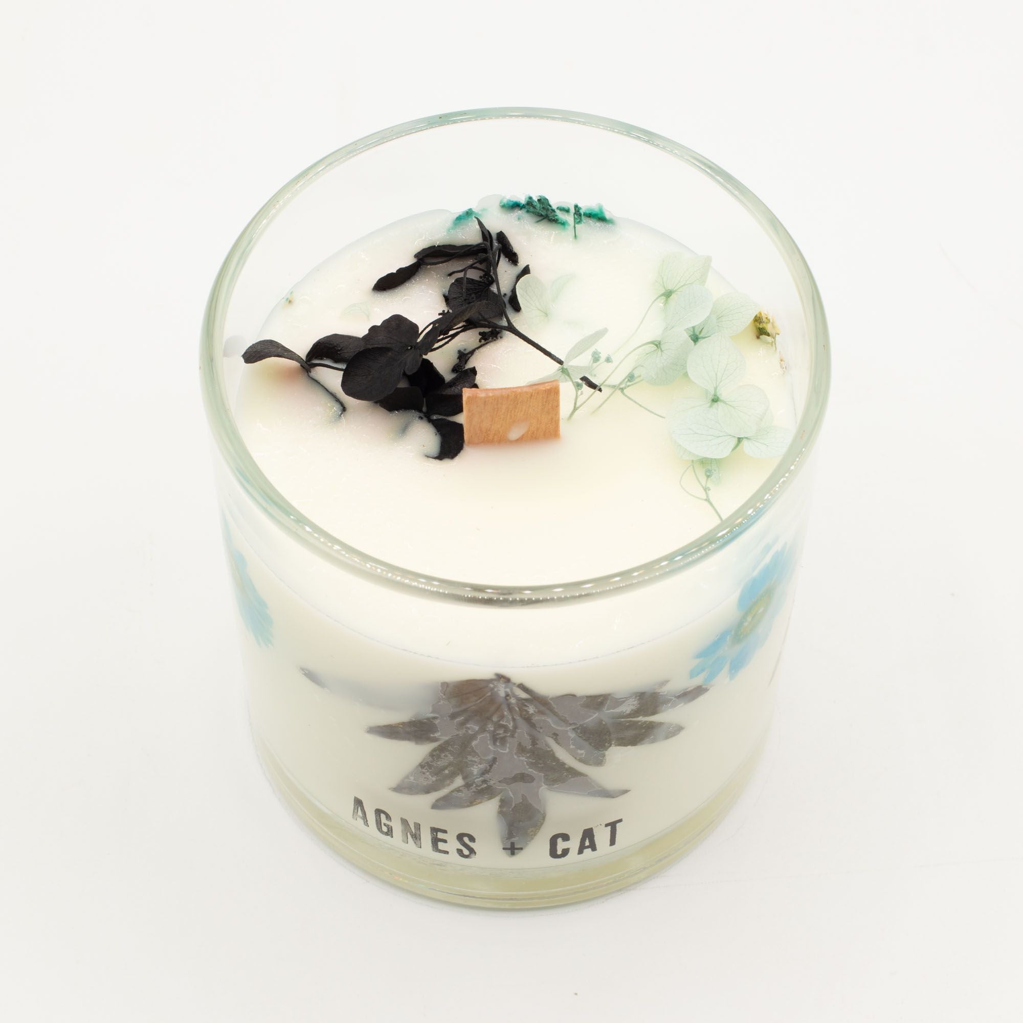 Bougie botanique Agnes + Cat – Sel marin et mousse