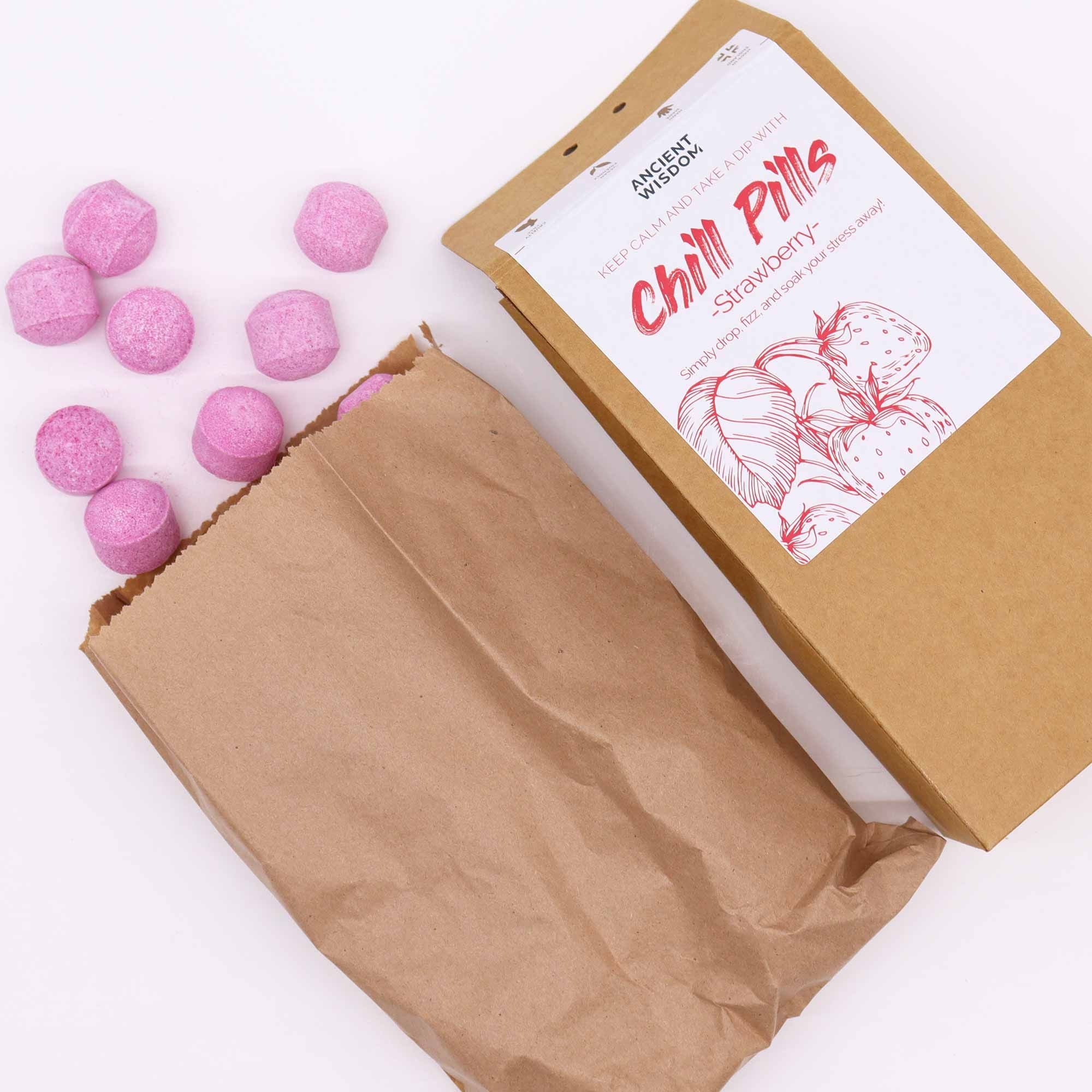 Galets de bain relaxants – Fraise