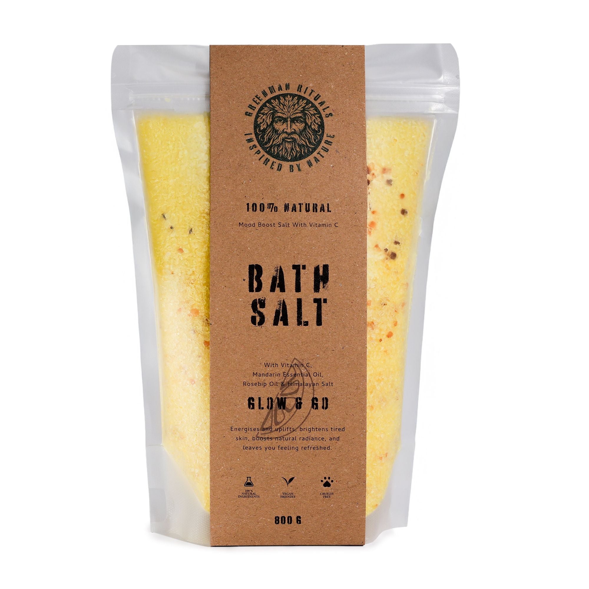 Sel de bain d'Epsom à la vitamine C et à la mandarine Éclat express Greenman Rituals