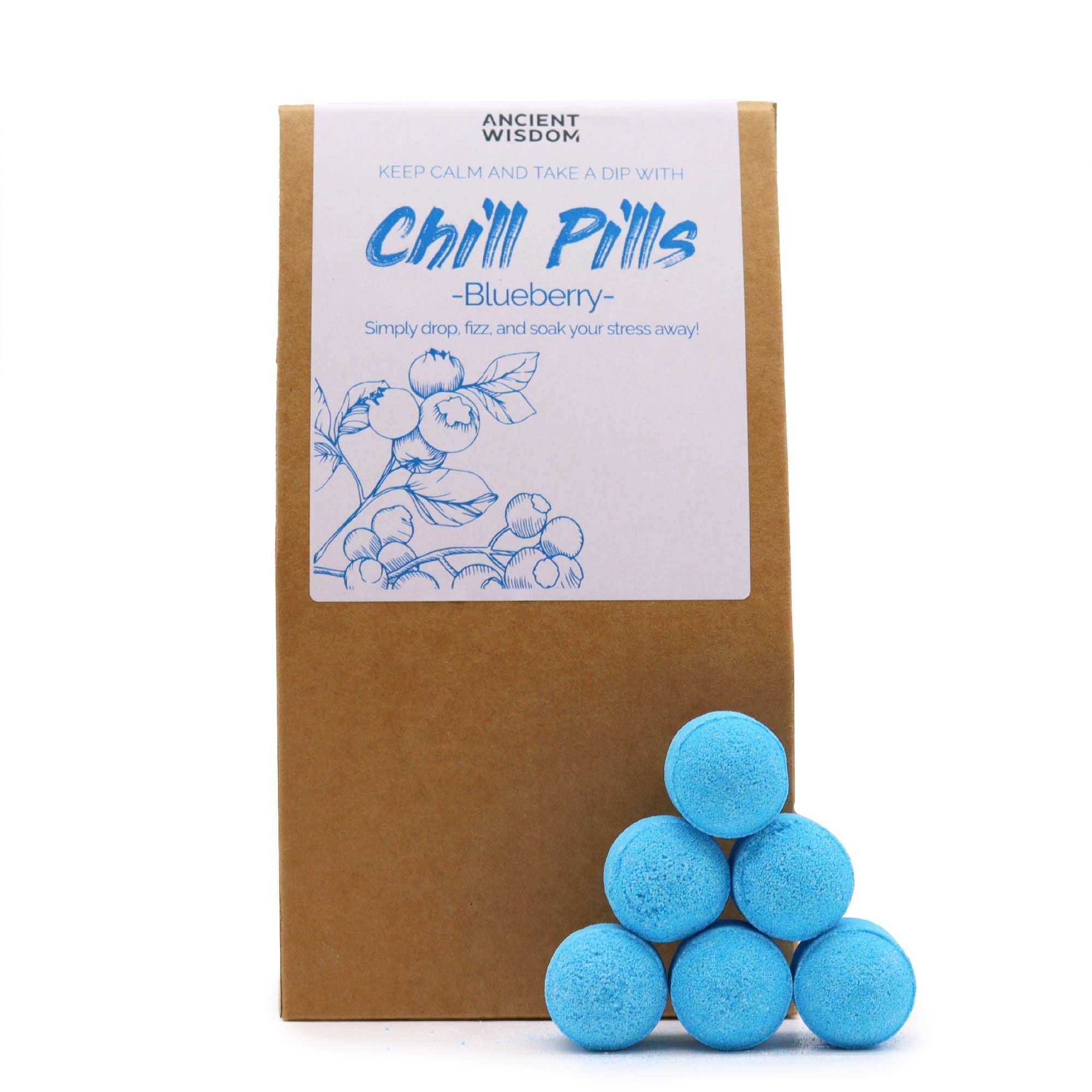 Galets de bain relaxants – Myrtille