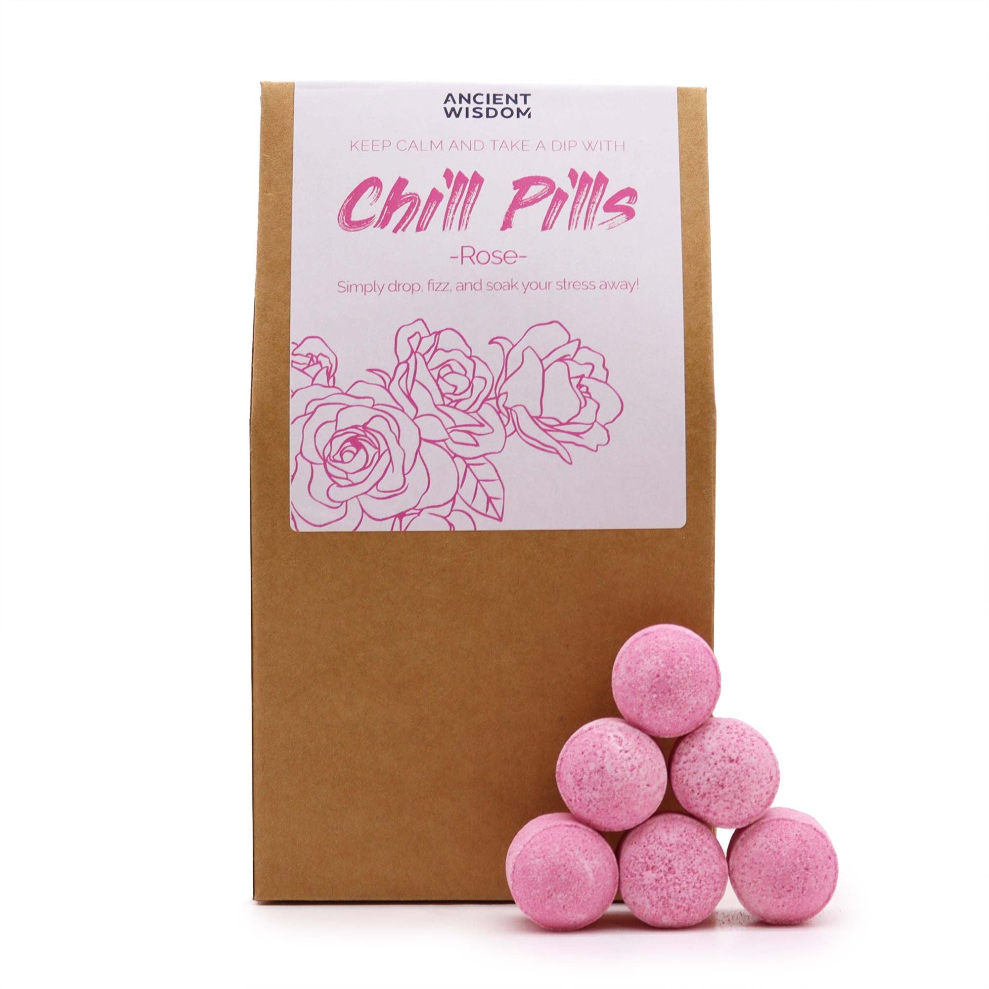 Galets de bain relaxants - Rose