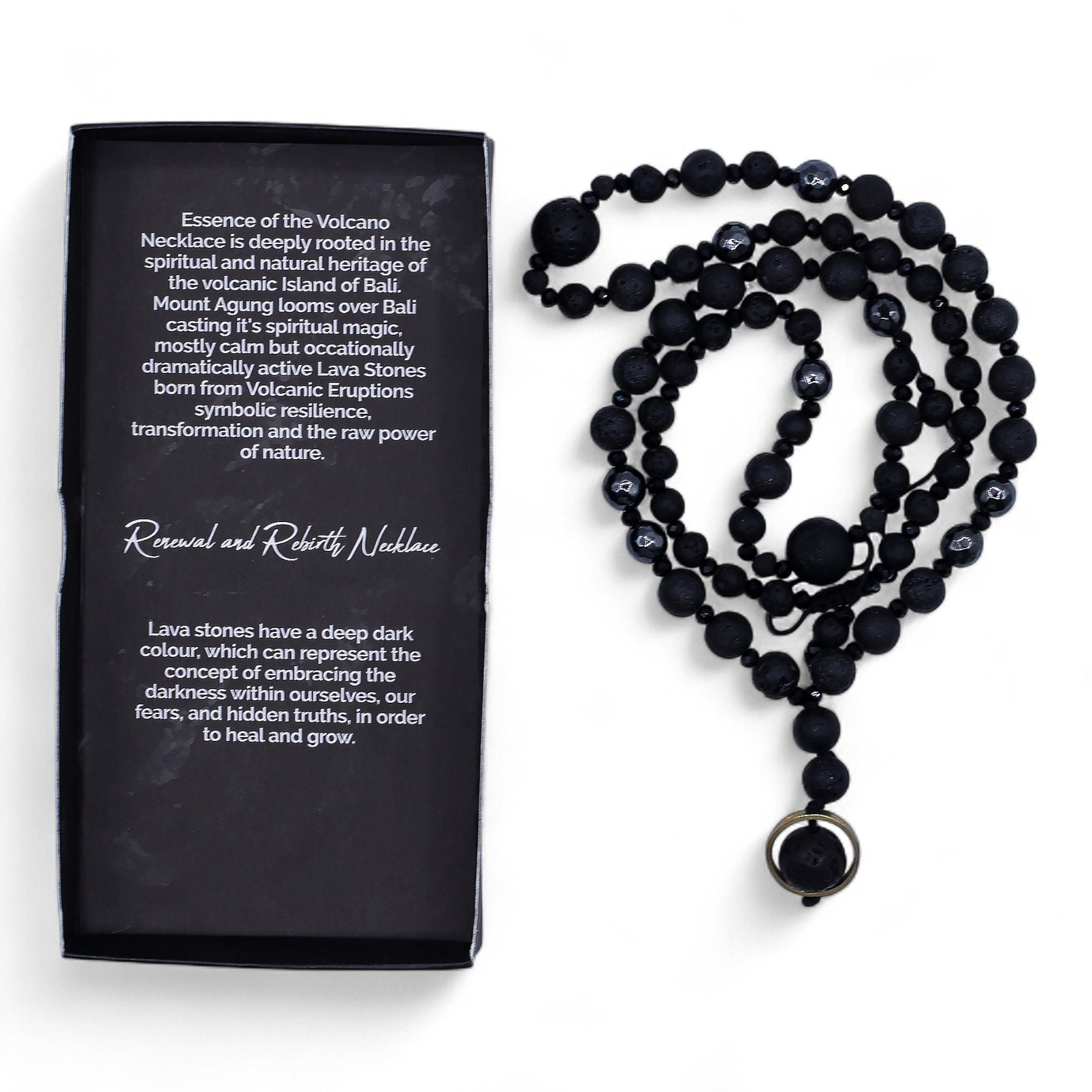 Collier Mala « Essence du volcan » – Renouveau et renaissance