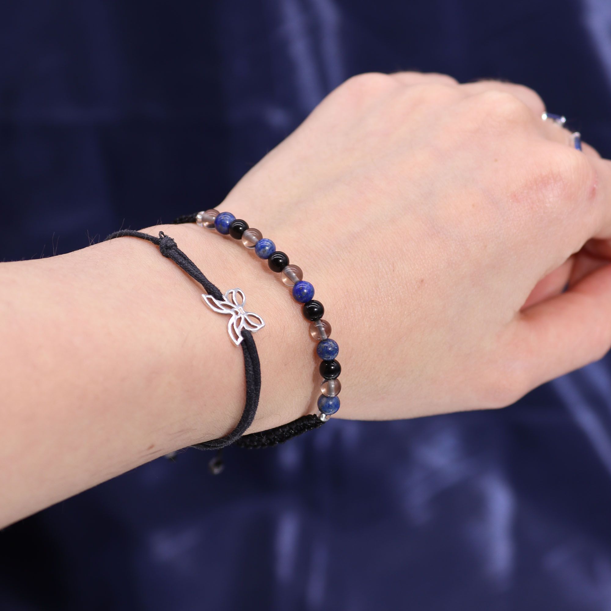 Bougie zodiaque du Scorpion avec bracelet en pierre précieuse