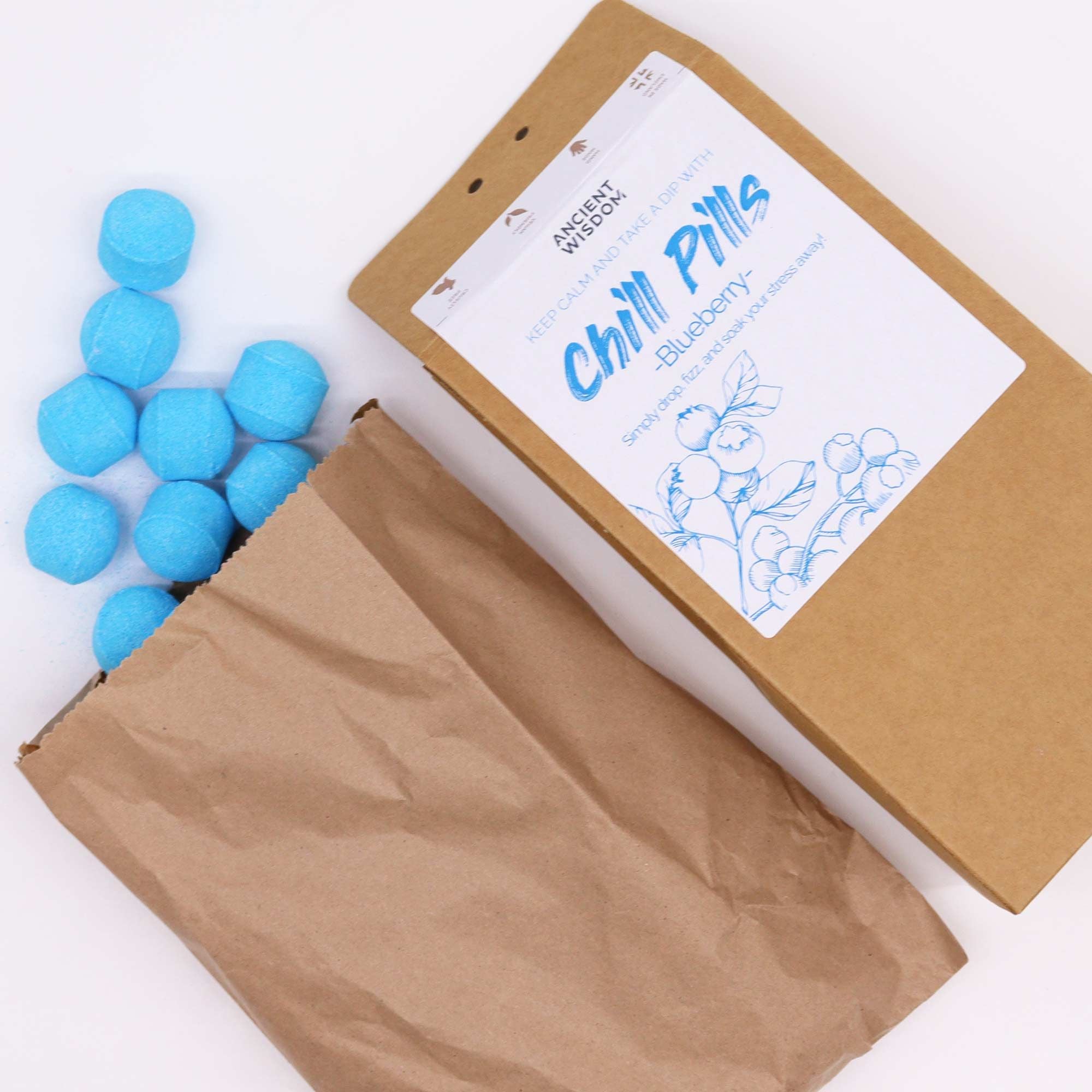 Galets de bain relaxants – Myrtille