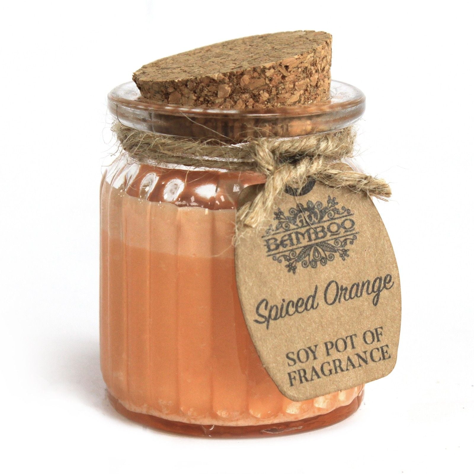 Bougie parfumée à l'orange épicée