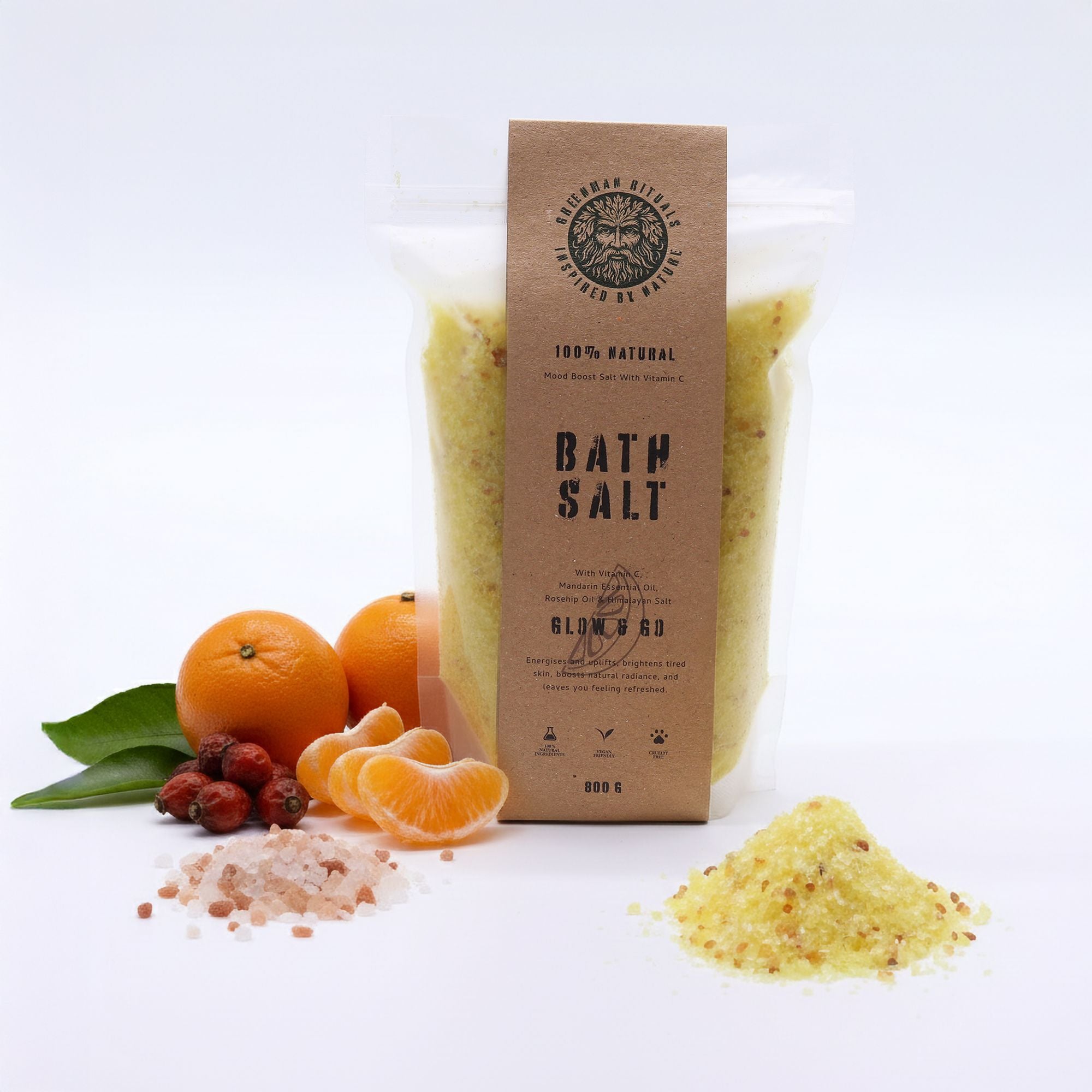 Sel de bain d'Epsom à la vitamine C et à la mandarine Éclat express Greenman Rituals