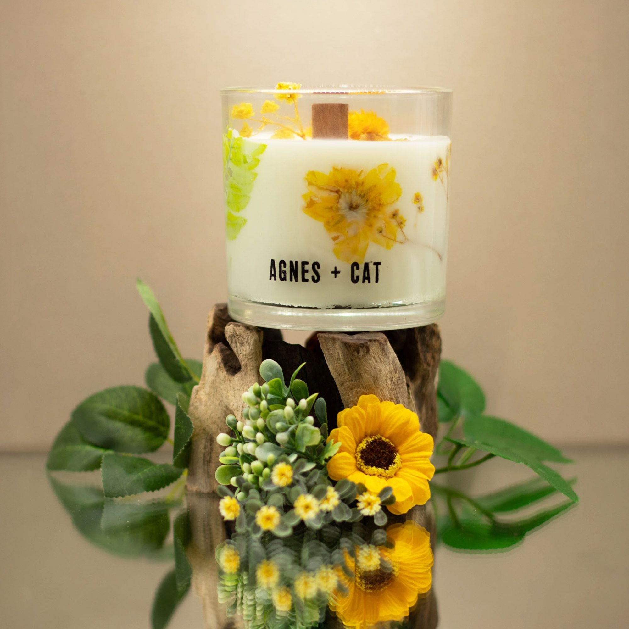 Bougie botanique Agnes + Cat – Oud de Rydal