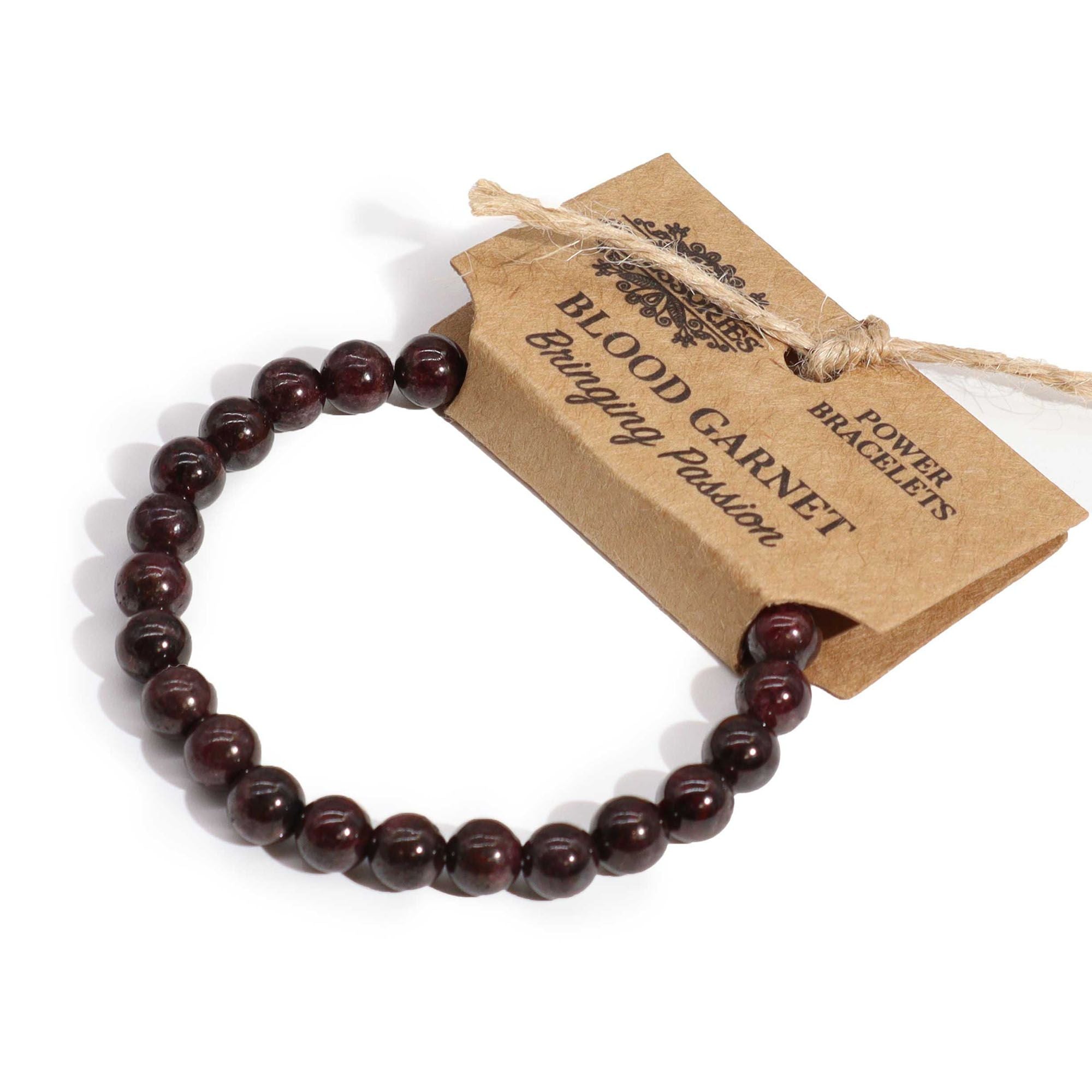 Bracelet énergétique – Grenat sanguin