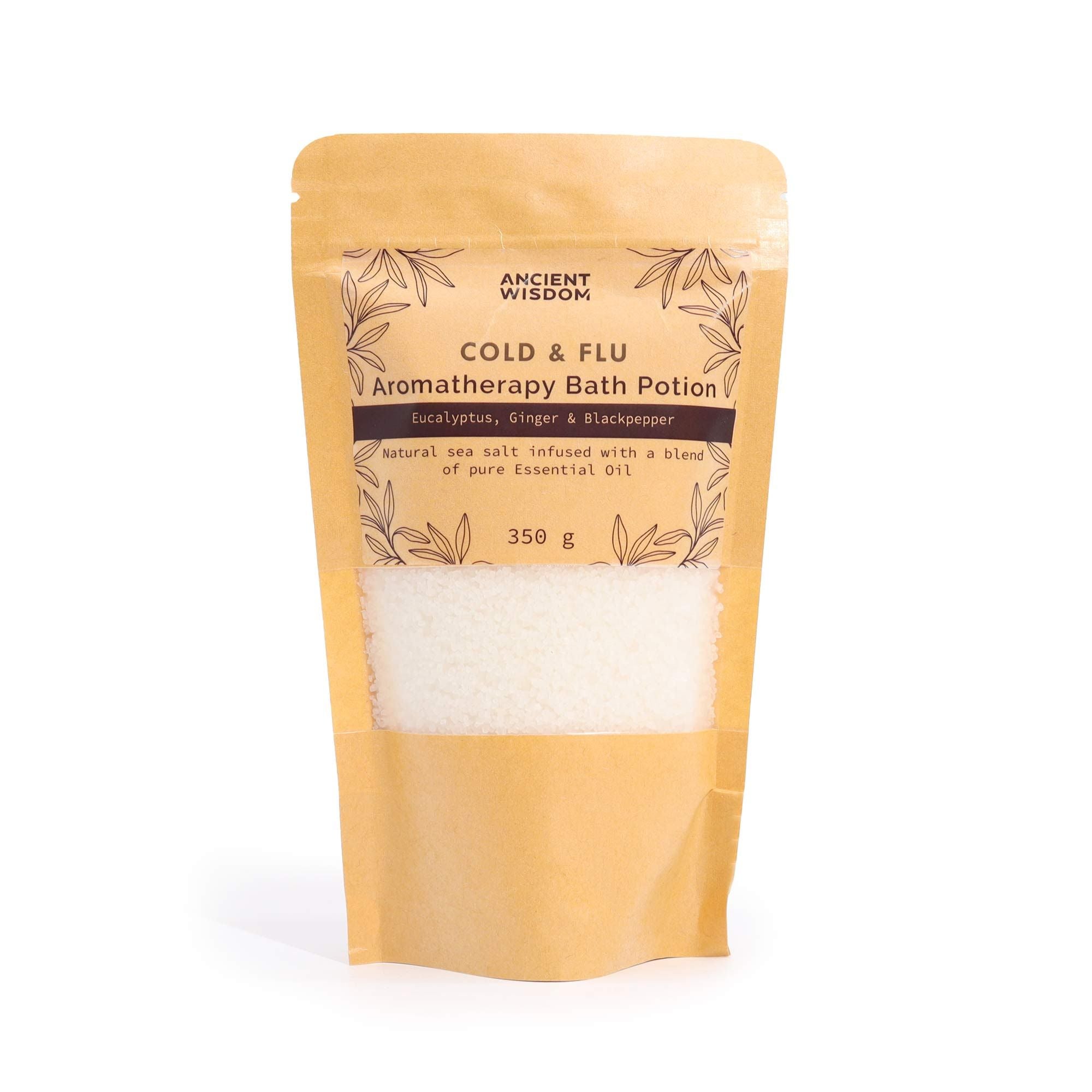 Sel de bain d'aromathérapie Rhumes et grippe