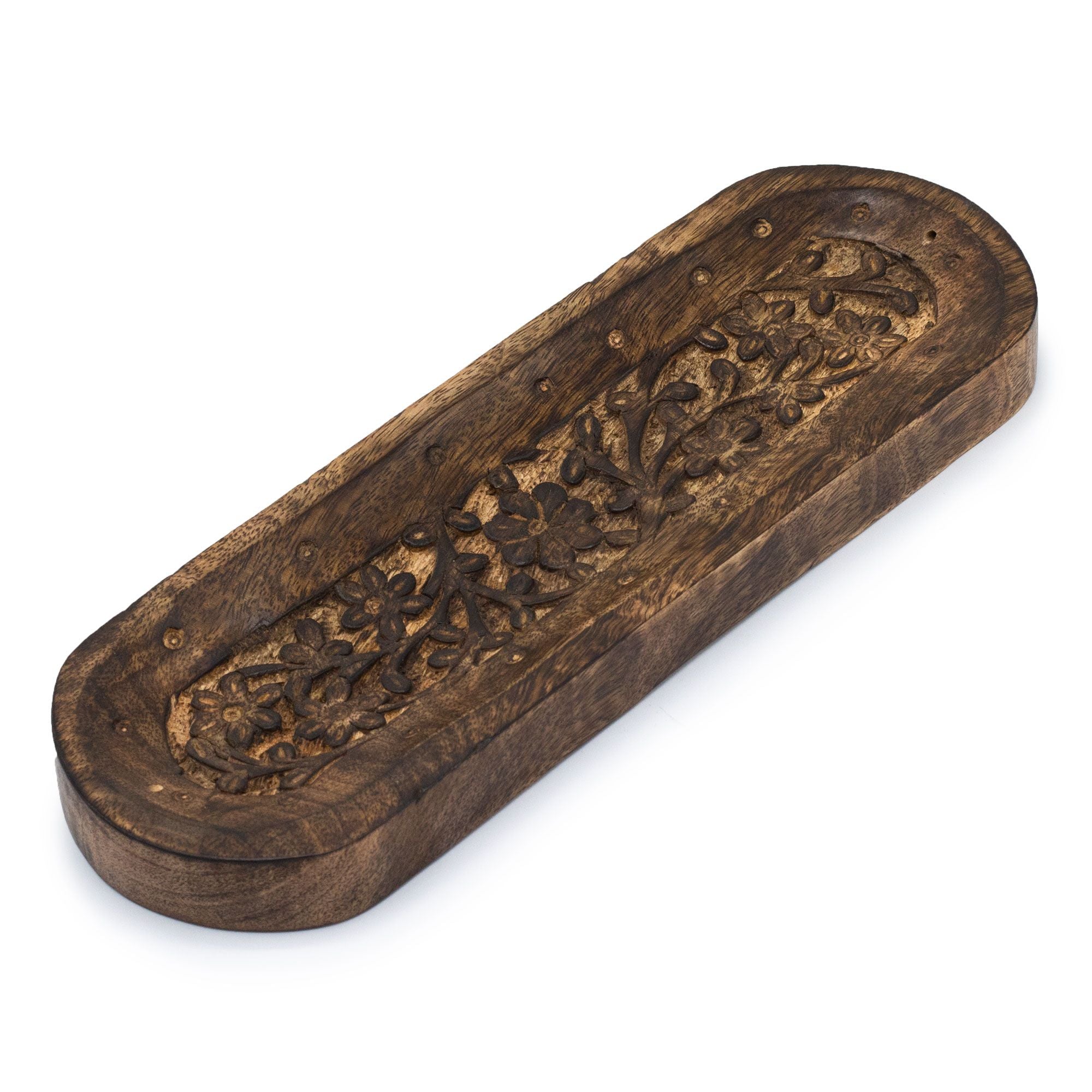 Porte-Encens Motif floral 30x10cm