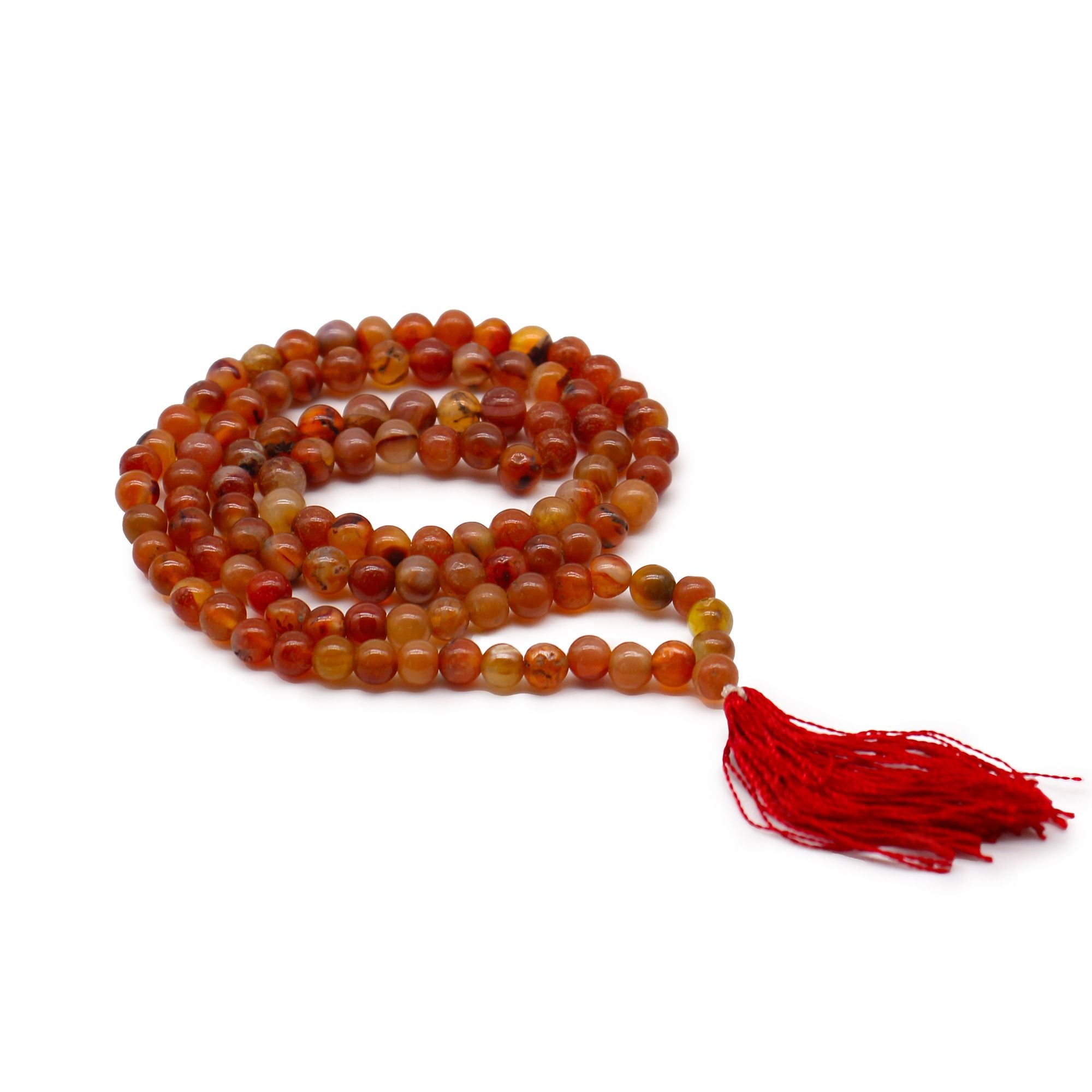Mala de 108 perles – Cornaline