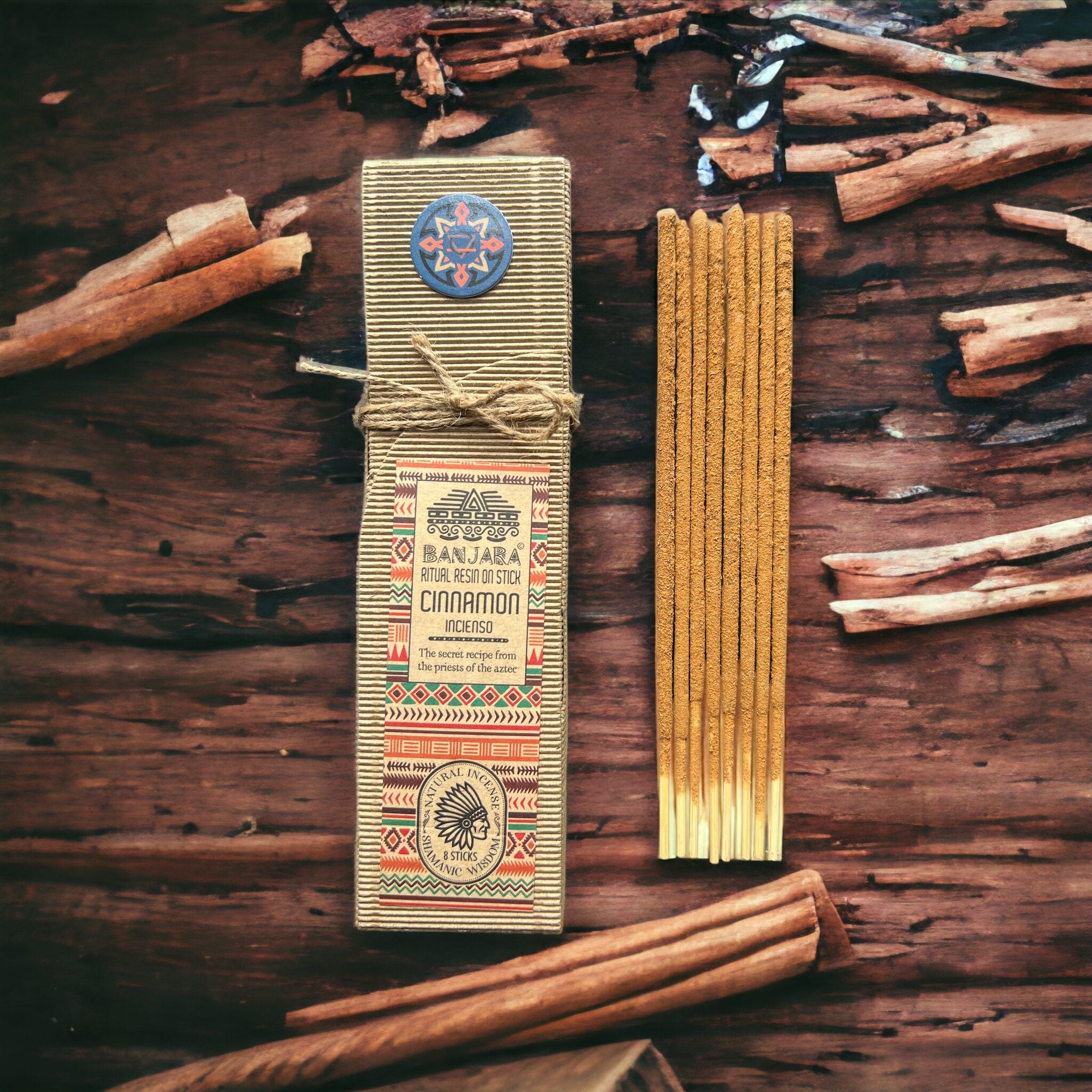 Bâton d'encens de résine rituelle – Cannelle